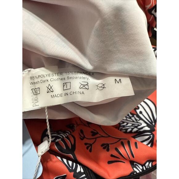 Younique Women's Tankini Swimsuit size M Built in Bra Padded - Picture 7 of 7